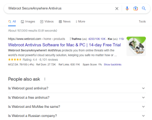 Webroot SecureAnywhere Antivirus 2023 Crack + Serial Key Free!
